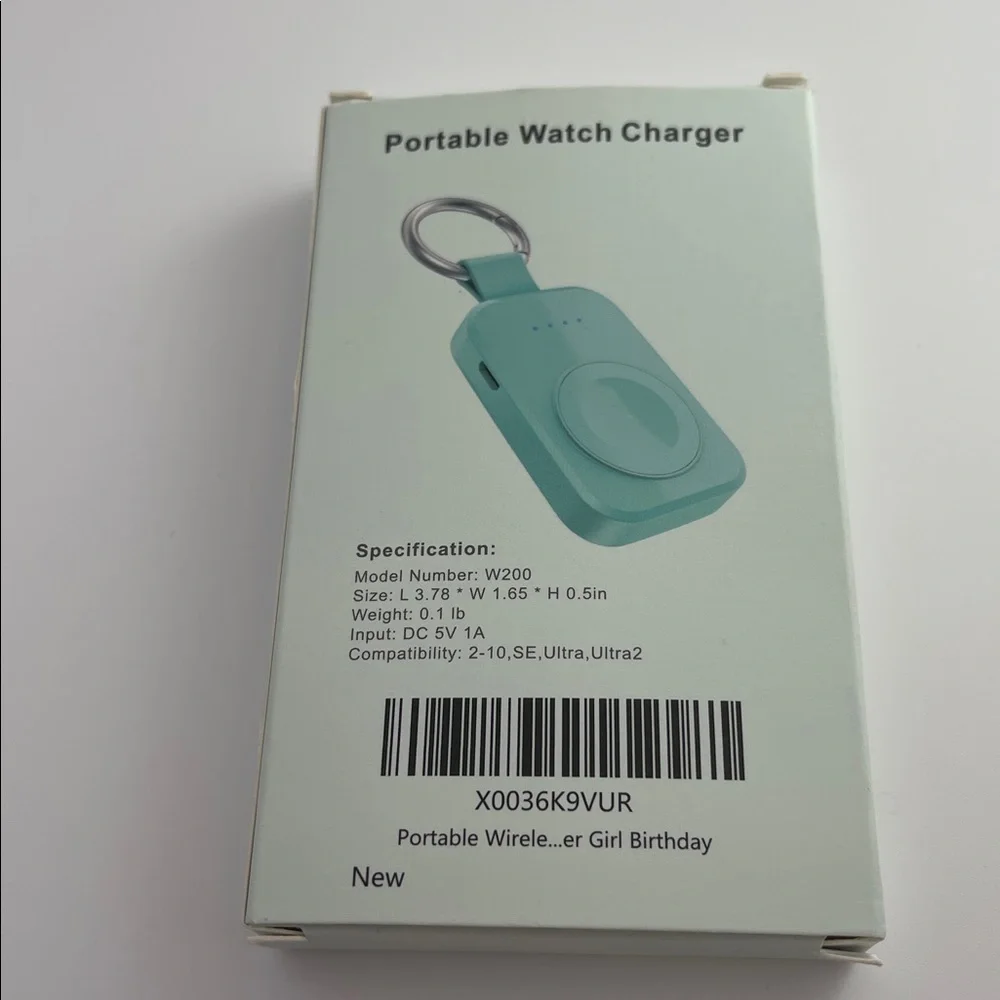 Portable Apple Watch ⌚️ Charger Mint Green